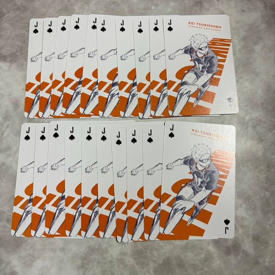 Amazon.co.jp: ハイキュー!! ハイキュー展 月島蛍 トランプ : おもちゃ